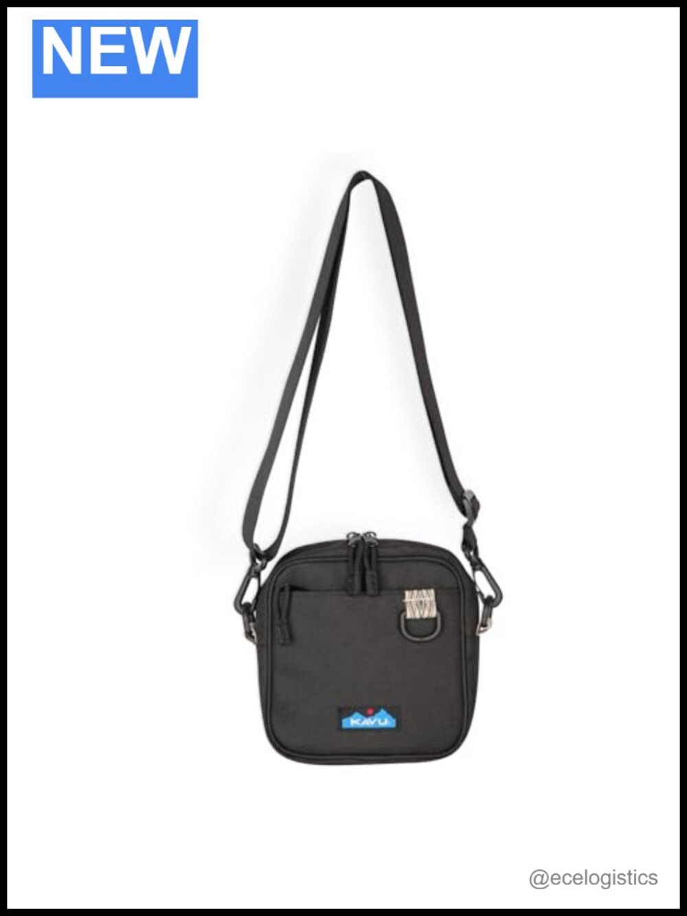 Crossbody Bag with Adjustable Strap, Zip Closure, 3 Pockets, Lightweight